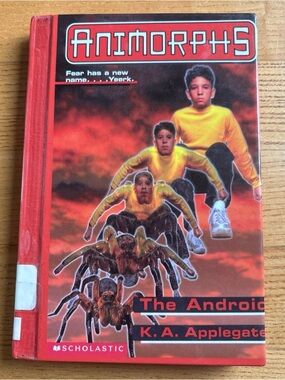 Animorphs #10 The Android HARDCOVER Book K.A. Applegate Alien Regent Y2K Vintage